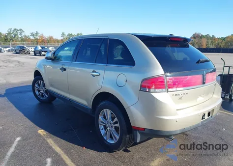 2010 Lincoln Mkx z USA, uszkodzony, nr VIN 2LMDJ6JC4ABJ17574